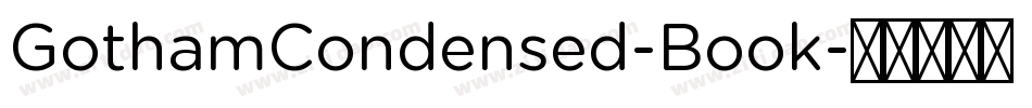 GothamCondensed-Book字体转换