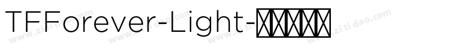 TFForever-Light字体转换
