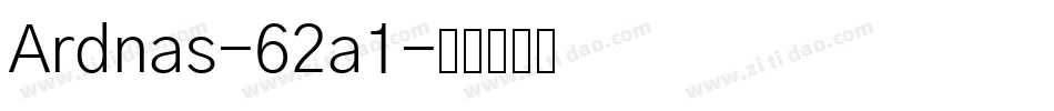 Ardnas-62a1字体转换