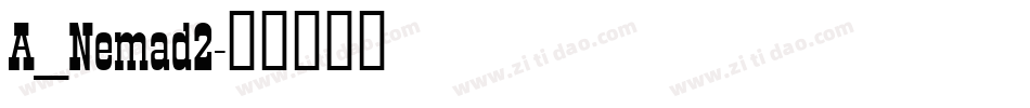 A_Nemad2字体转换