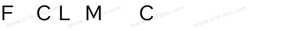 FagoCoLf-MediumCaps字体转换