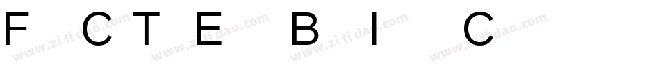FagoCoTf-ExtraBoldItalicCaps字体转换