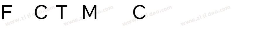 FagoCoTf-MediumCaps字体转换