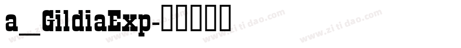 a_GildiaExp字体转换