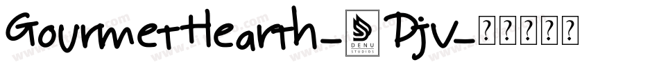 GourmetHearth-7DjV字体转换