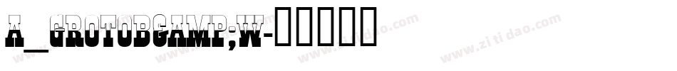 a_GrotoB&W字体转换