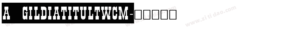 a_GildiaTitulTwCm字体转换