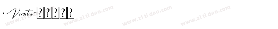 Versitia字体转换