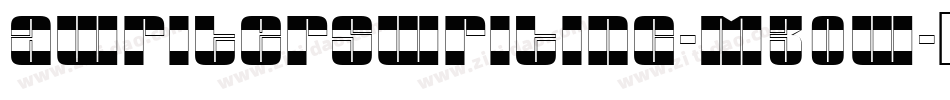 AWritersWriting-M30w字体转换