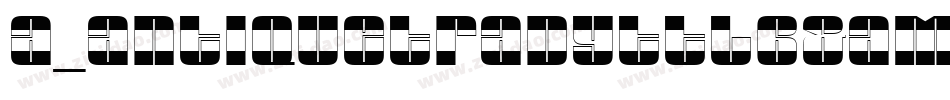 a_AntiqueTradyTtlB&W字体转换
