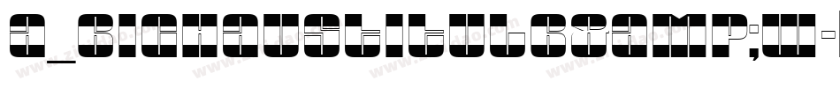 a_BighausTitulB&W字体转换