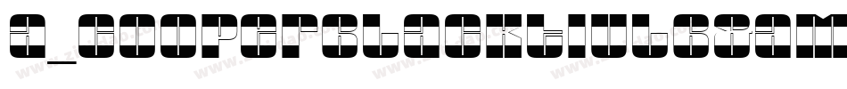 a_CooperBlackTiulB&W字体转换