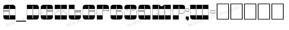a_DexterB&W字体转换