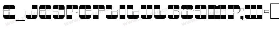 a_JasperTitulB&W字体转换