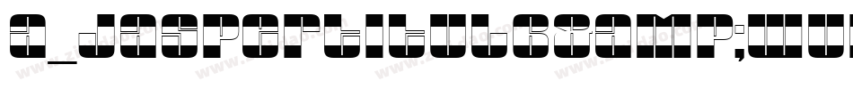 a_JasperTitulB&WUp字体转换
