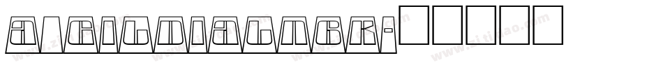 a_GildiaLnBk字体转换