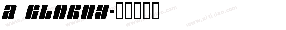 a_Globus字体转换