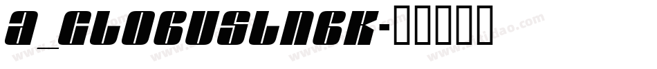 a_GlobusLnBk字体转换