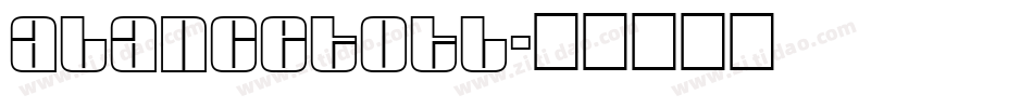 aLancetOtl字体转换