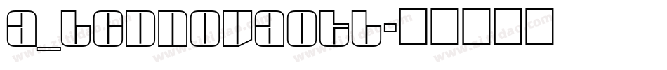 a_LCDNovaOtl字体转换