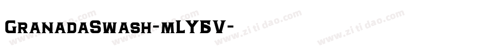 GranadaSwash-mLY6V字体转换