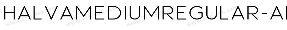 HalvamediumRegular-ALmwM字体转换
