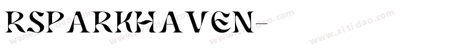 RSParkHaven字体转换