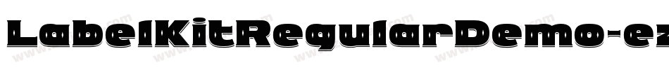 LabelKitRegularDemo-ezyg字体转换 LabelKitRegularDemo-ezyg字体转换