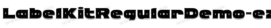LabelKitRegularDemo-ezyg字体转换 LabelKitRegularDemo-ezyg字体转换