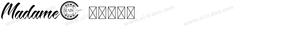 Madame字体转换