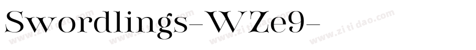 Swordlings-WZe9字体转换