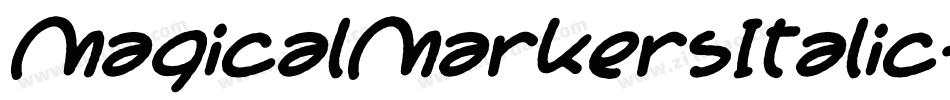 MagicalMarkersItalic-PpVm字体转换 MagicalMarkersItalic-PpVm字体转换