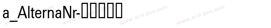 a_AlternaNr字体转换
