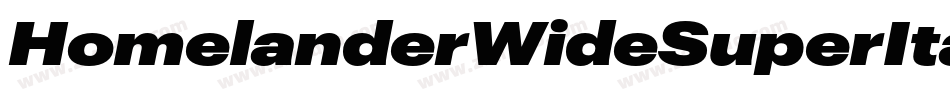 HomelanderWideSuperItalic-ALwwD字体转换 HomelanderWideSuperItalic-ALwwD字体转换