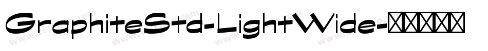 GraphiteStd-LightWide字体转换