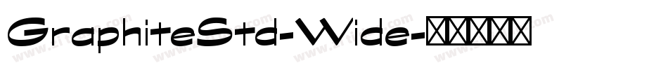GraphiteStd-Wide字体转换