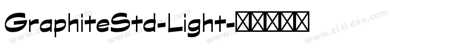 GraphiteStd-Light字体转换