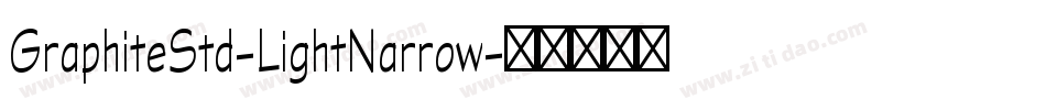 GraphiteStd-LightNarrow字体转换