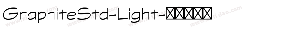 GraphiteStd-Light字体转换