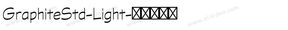 GraphiteStd-Light字体转换