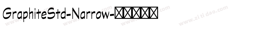 GraphiteStd-Narrow字体转换
