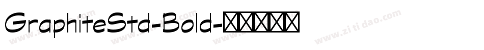 GraphiteStd-Bold字体转换