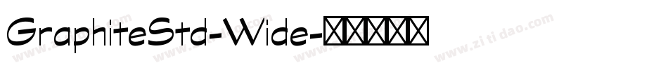GraphiteStd-Wide字体转换