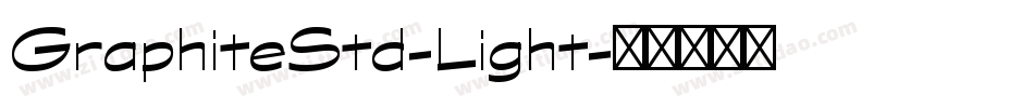 GraphiteStd-Light字体转换