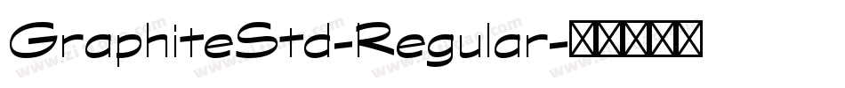 GraphiteStd-Regular字体转换