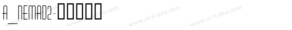A_Nemad2字体转换