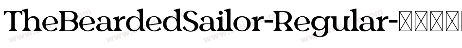 TheBeardedSailor-Regular字体转换