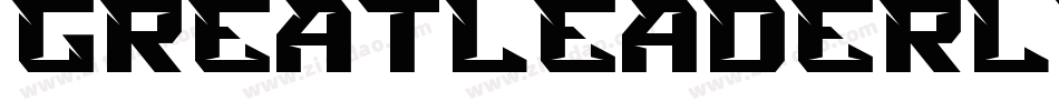 GreatLeaderLight-RxvA字体转换