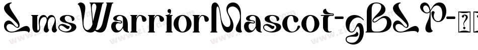 LmsWarriorMascot-gBLP字体转换