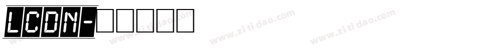 LCDN字体转换